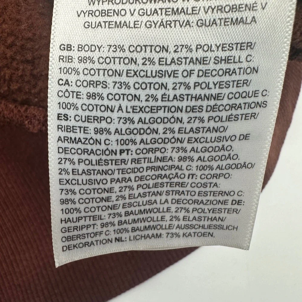 The North Face Mens XXL Brown Box Logo Hoodie Never Stop Exploring Pullover